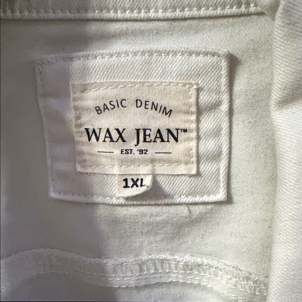 Max Jeans Ivory Denim Vest - Picture 2 of 4